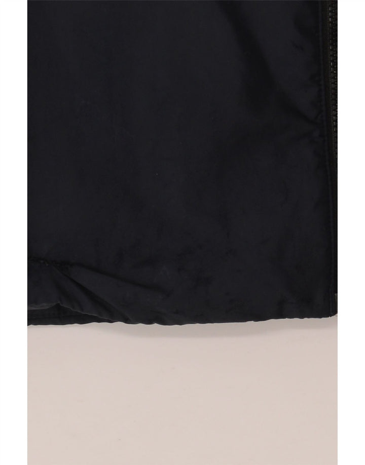Adidas Mens Padded Jacket UK 38 Medium Navy Blue Polyester