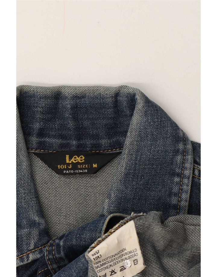 Lee Chaqueta Vaquera para Mujer UK 44 Algodón Azul Medio