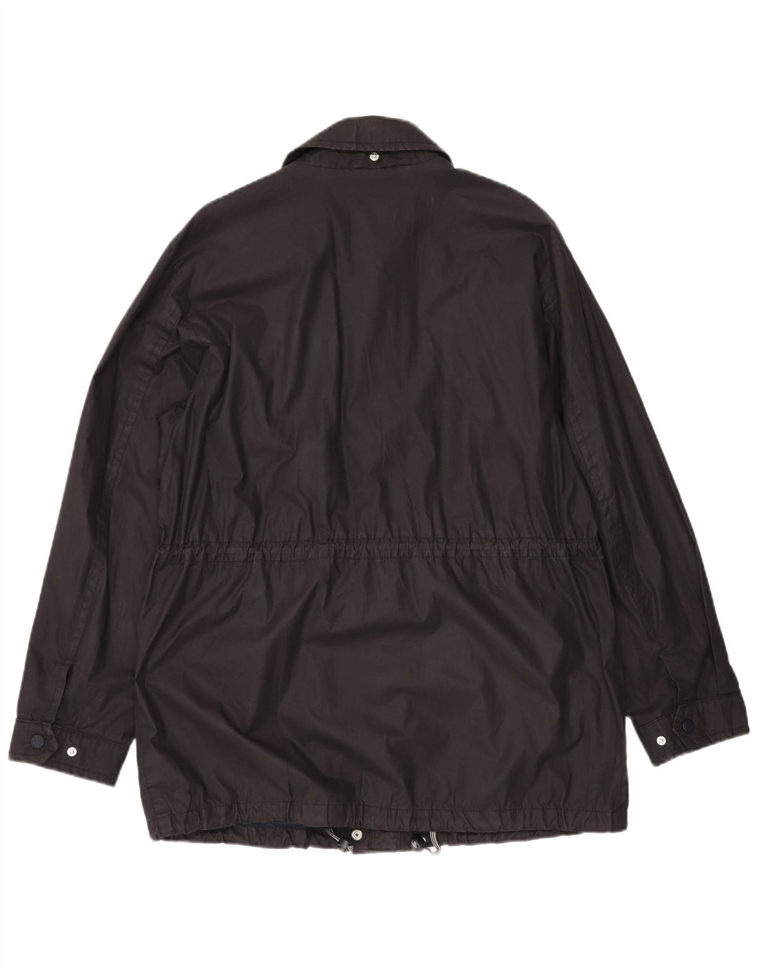 BELFE & BELFE Womens Windbreaker Jacket UK 16 Large Black Cotton