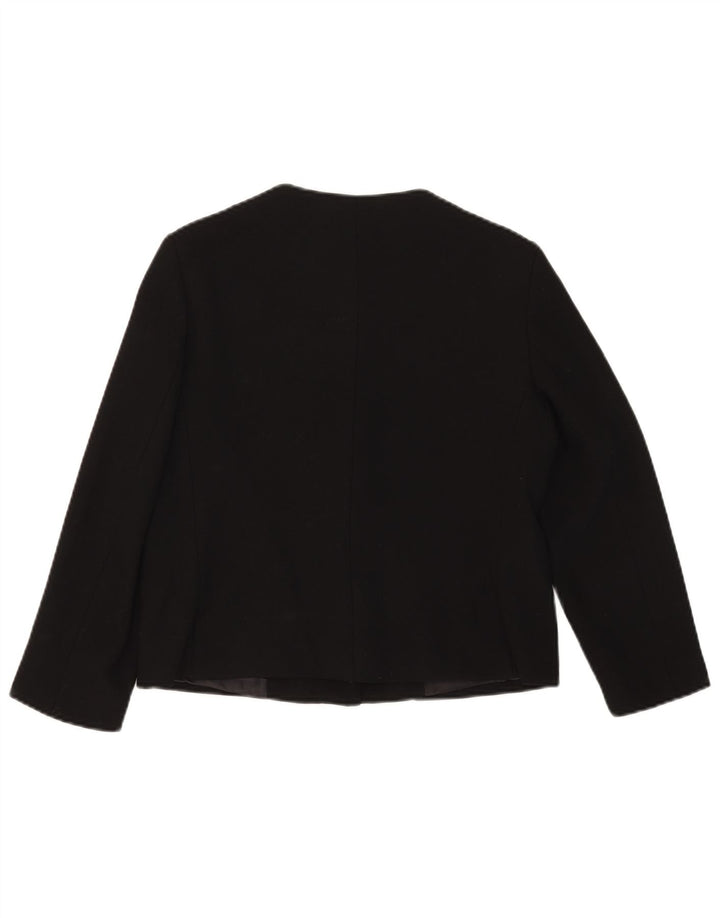 Jachetă pentru femei Zara cu 1 nasture, UK 12 Medium Negru