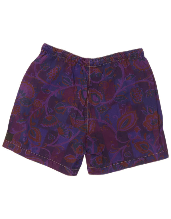 Postkort Kvinder Casual Shorts W32 Large Purple Floral