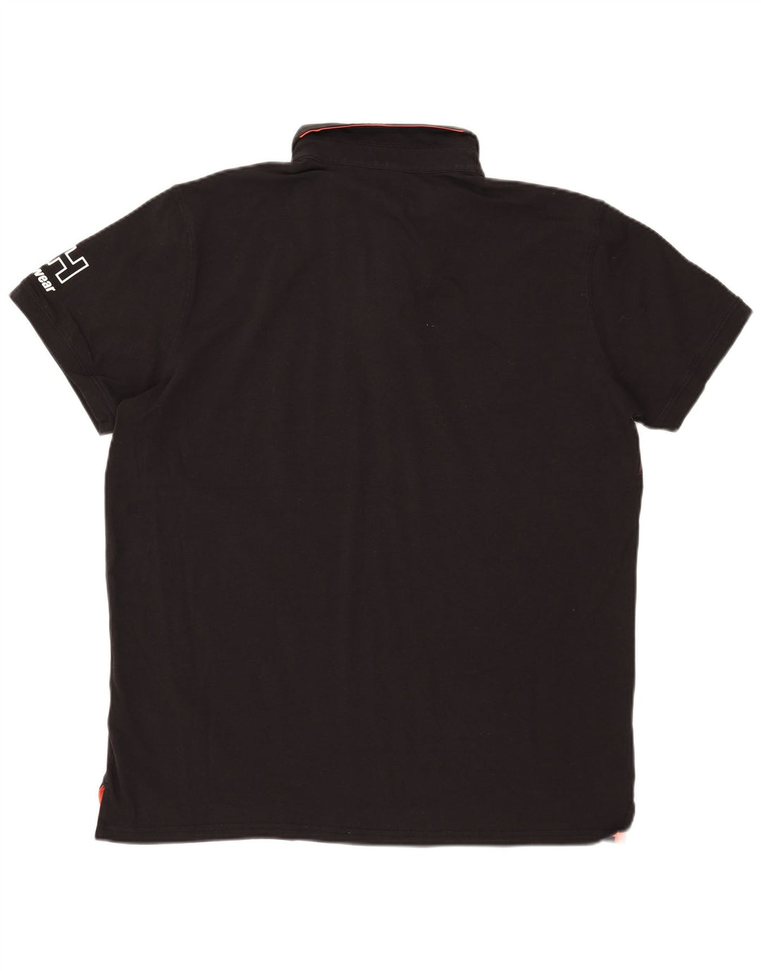 Helly Hansen Mens Graphic Polo Shirt 2XL Black Cotton
