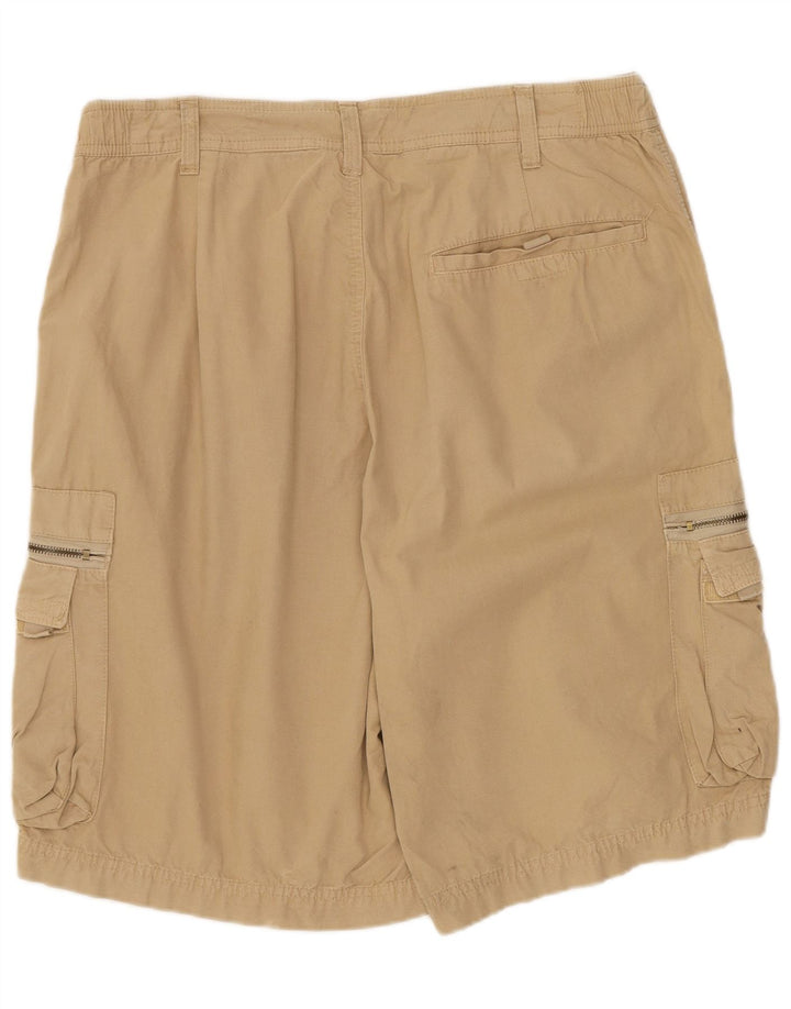 Champion Mens Cargo Shorts Medium W30  Beige Cotton