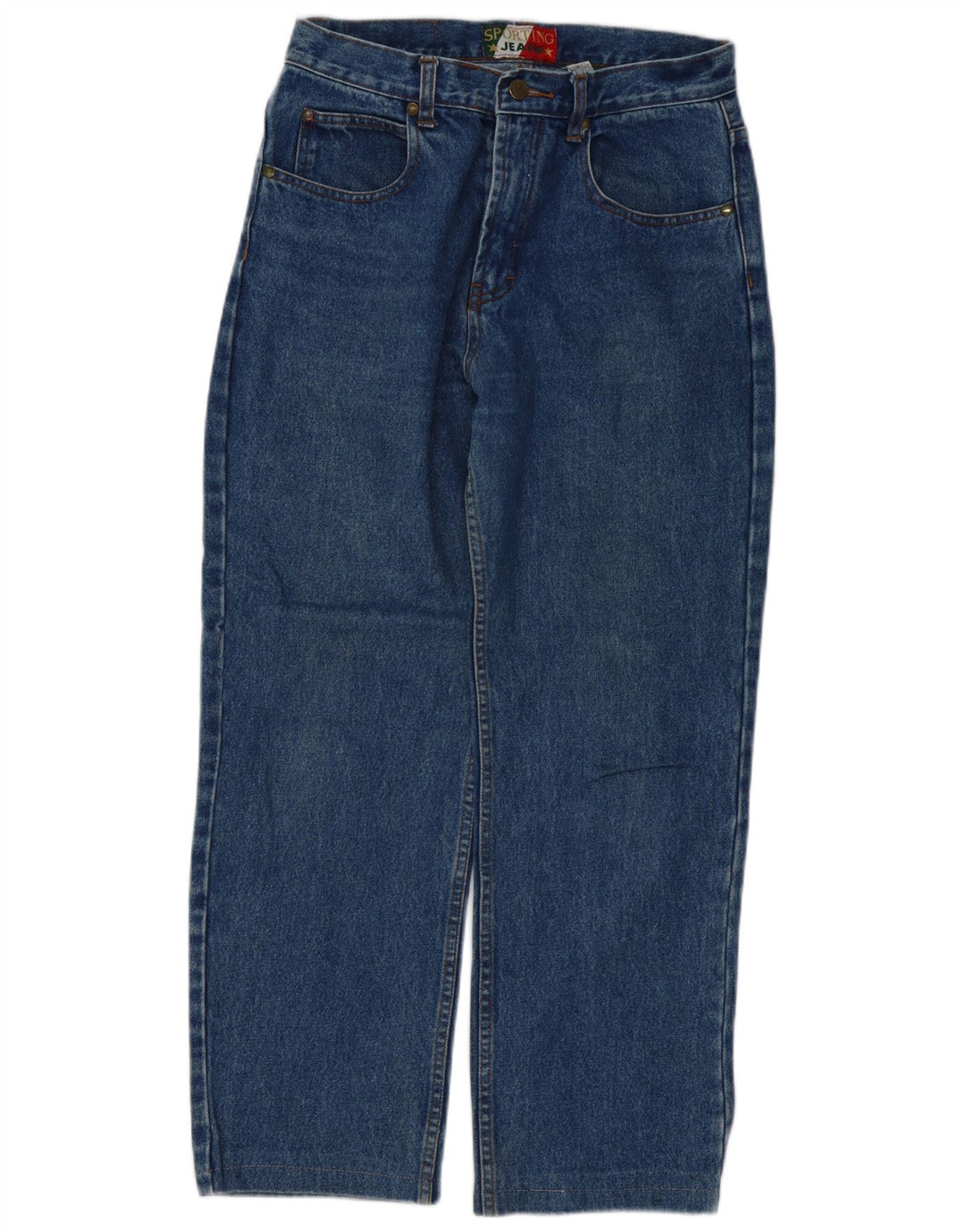 Jeans affusolati da donna sportivi IT 44 medio W30 L27 cotone blu