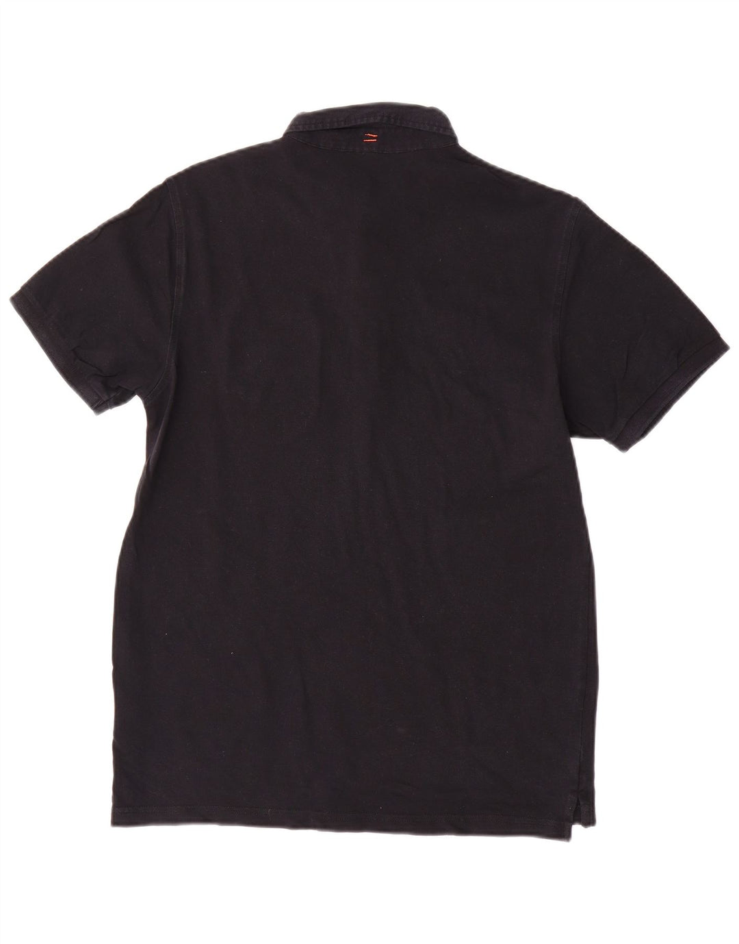 Sun68 Mens Polo Shirt Medium Black Cotton