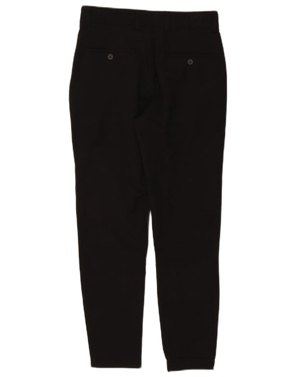 Zara Mens Slim Chino Trousers EU 36 XS W29 L27 Black Polyester