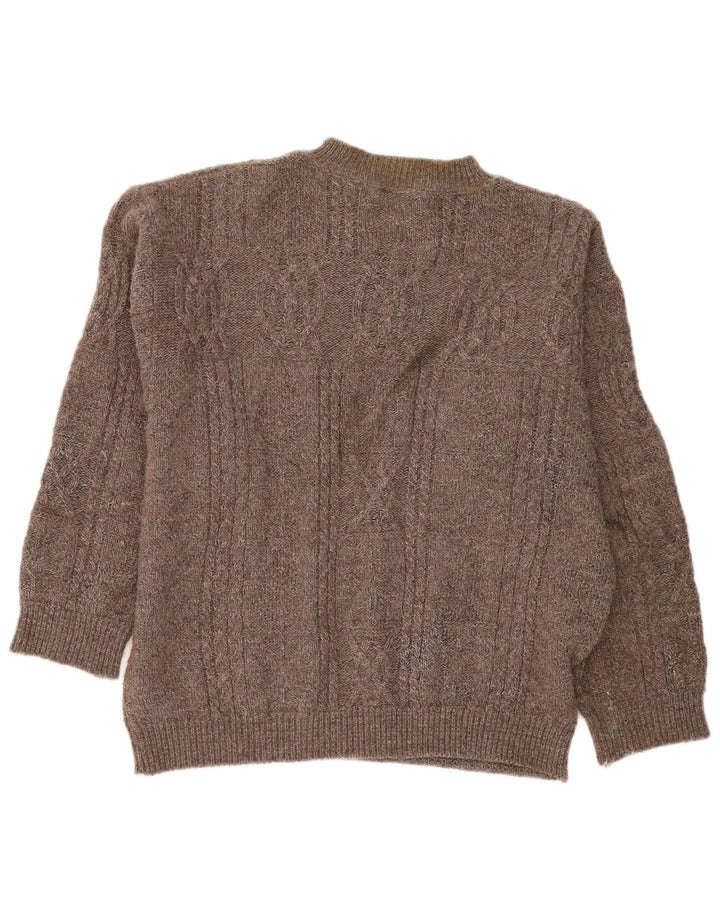 Daniel Hechter Pull col rond pour homme XL Marron