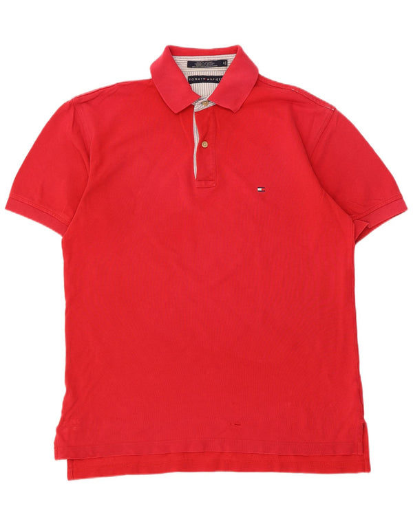 Tommy Hilfiger Polo Homme Rouge Moyen Coton