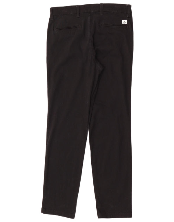 Pantaloni chino regolari da uomo Jack & Jones W30 L30 cotone nero