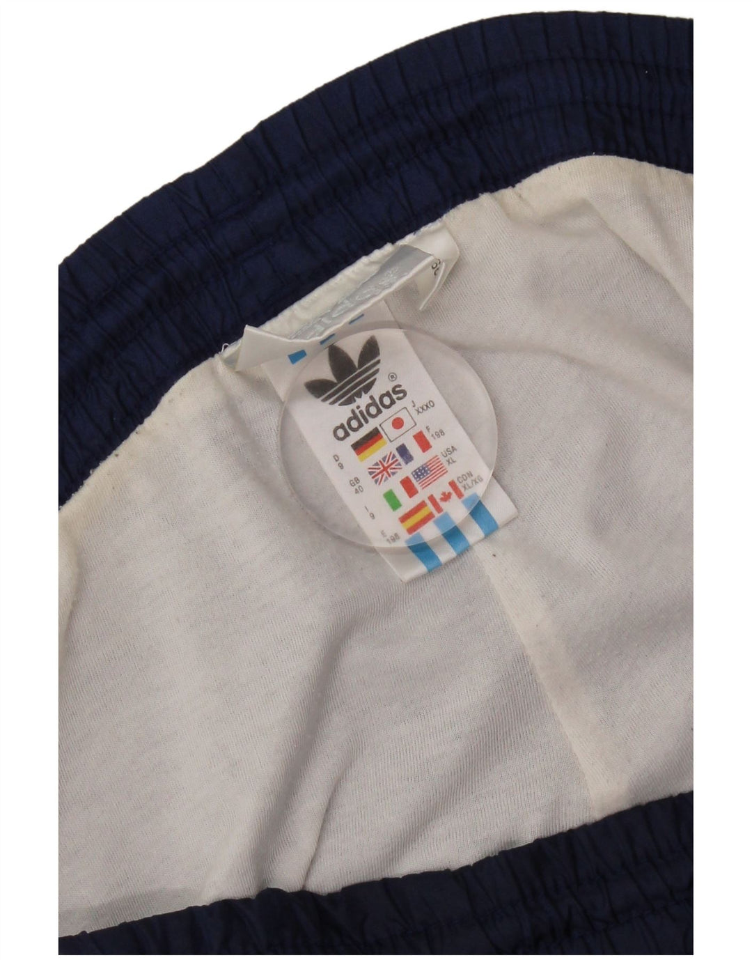 Adidas Træningsdragt bukser til mænd UK 40 Medium Navy Blue Polyamid