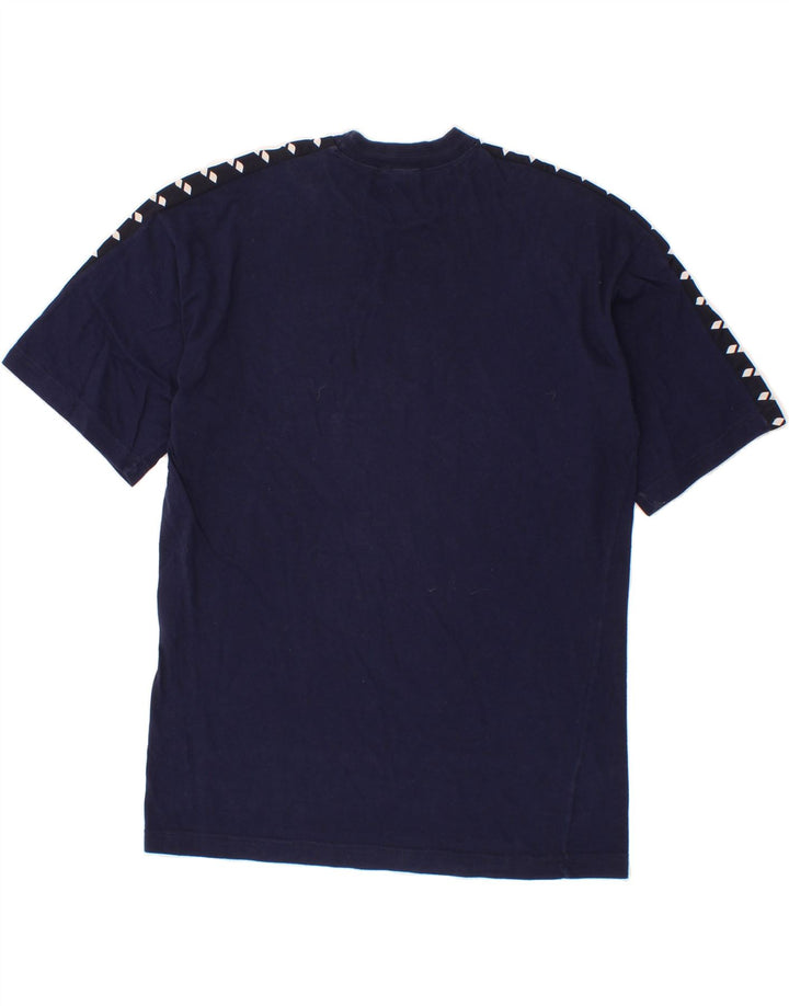 ARENA Mens T-Shirt Top Medium Navy Blue Cotton Vintage Arena and Second-Hand Arena from Messina Hembry 