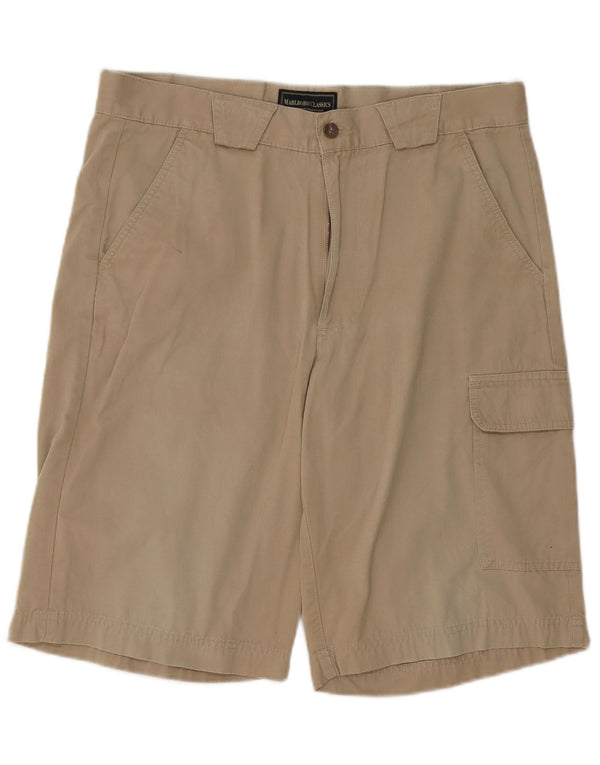 Pantaloncini cargo da uomo Marlboro Classics EU 52 XL W36 Cotone beige