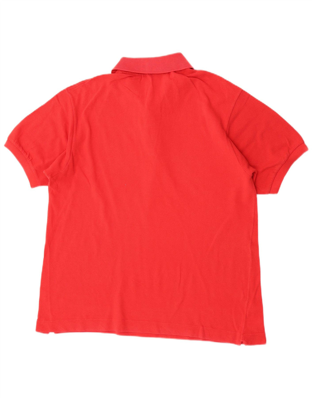 Lacoste Mens Polo Shirt Size 5 Large Red Cotton