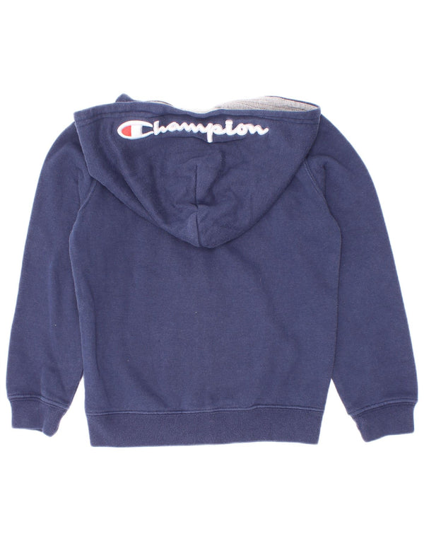 Champion Boys Graphic Zip Hoodie πουλόβερ 3-4 ετών 2XS Navy Blue Cotton