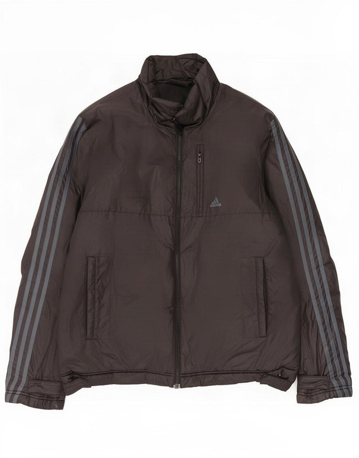 Adidas Veste matelassée pour homme UK 38 Medium Noir Polyester
