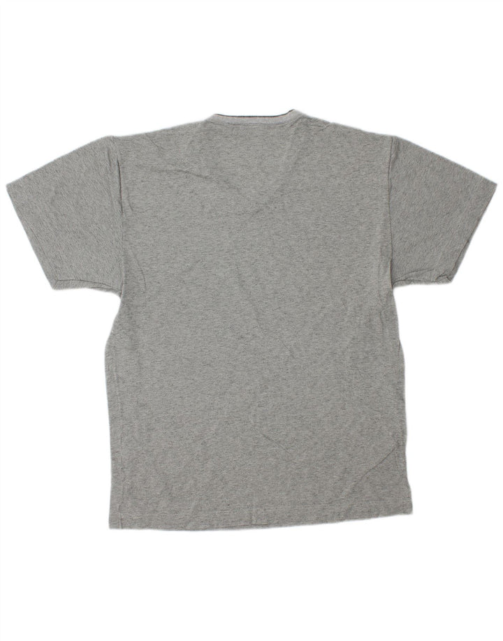 Fila Mens T-Shirt Top Medium Grey Cotton