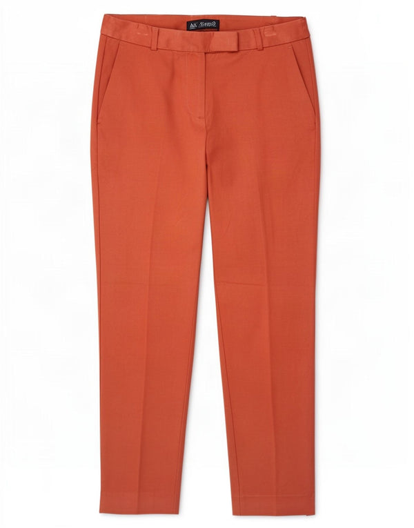 Женские укороченные брюки узкого кроя Marks & Spencer UK 12 Medium W32 L25 Оранжевые