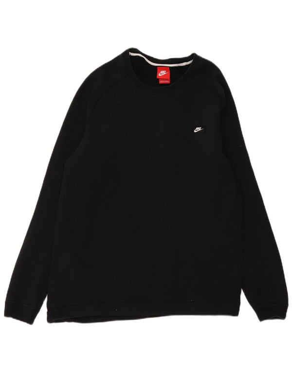 Nike Hombre Sudadera Jumper Medium Negro Algodón