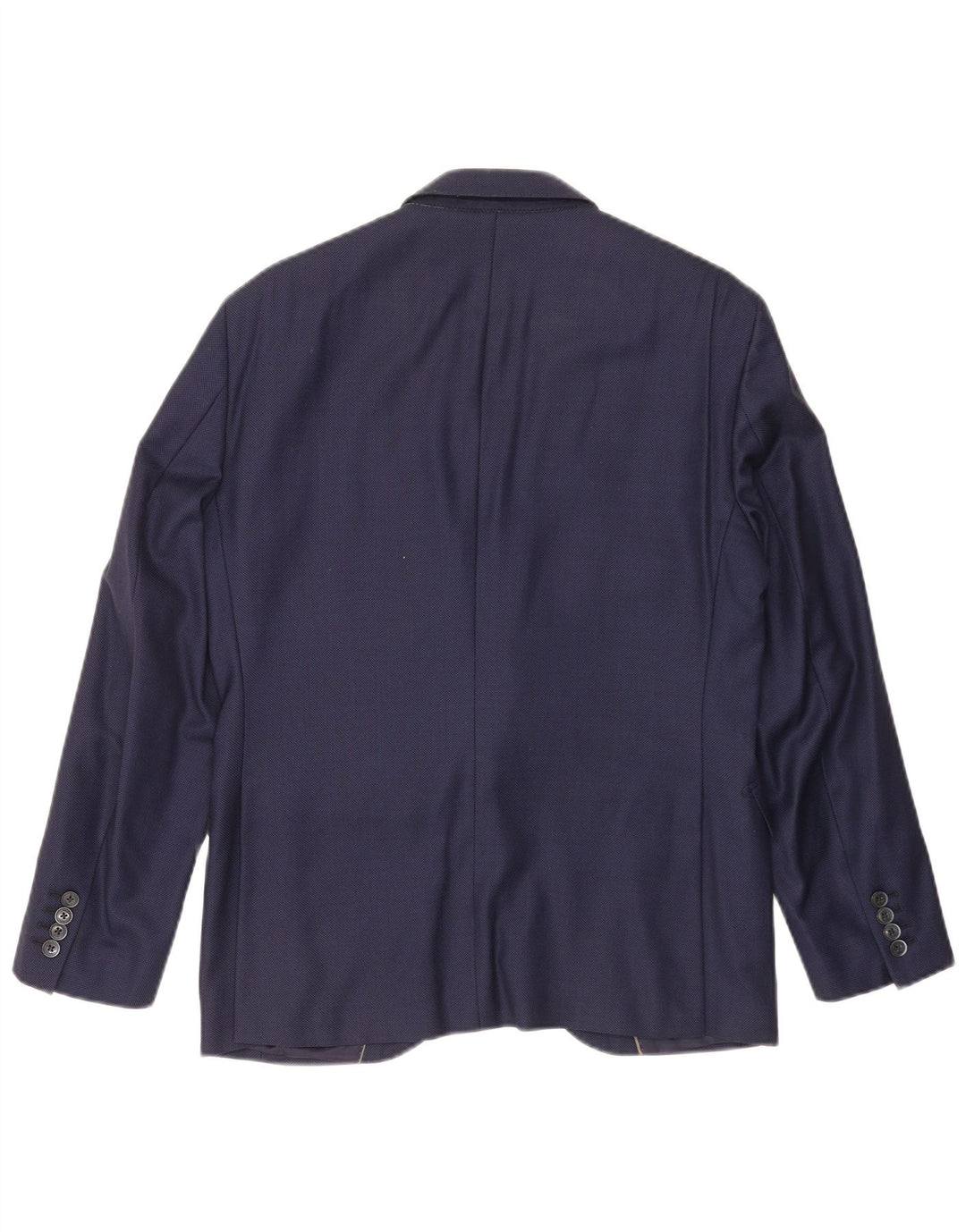 Hackett Mens 2 Button Blazer Jacket UK 40 Large Navy Blue Wool