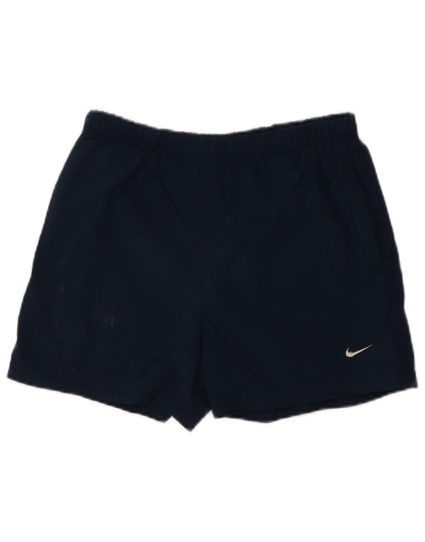 Pantaloni scurți de înot Nike pentru băieți 12-13 ani, mari, nailon bleumarin