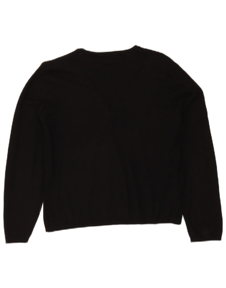 Marks & Spencer Pull Cardigan Femme UK 14 Medium Noir Viscose