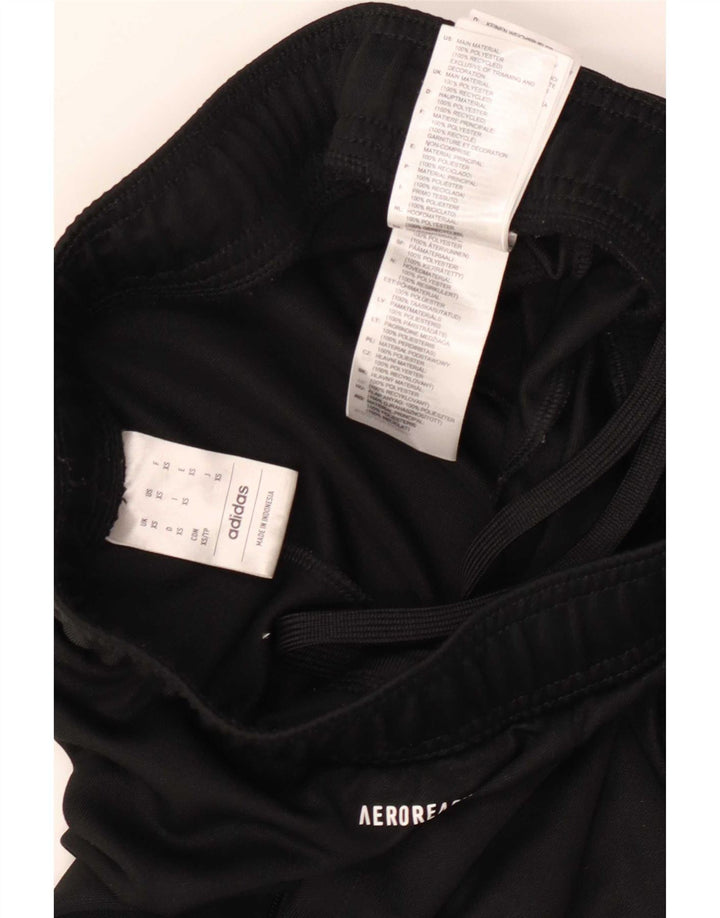 Adidas Mens Aeroready Tracksuit Trousers XS Black Polyester
