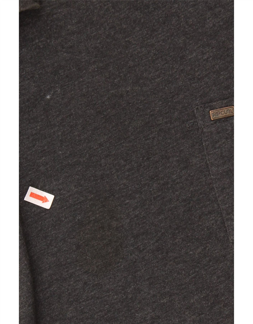 RIP CURL T-shirt da uomo vestibilità standard Top grande in cotone grigio