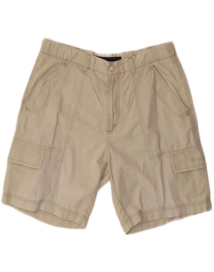 Pantaloncini cargo da uomo CHAMPION medi W32 in cotone beige