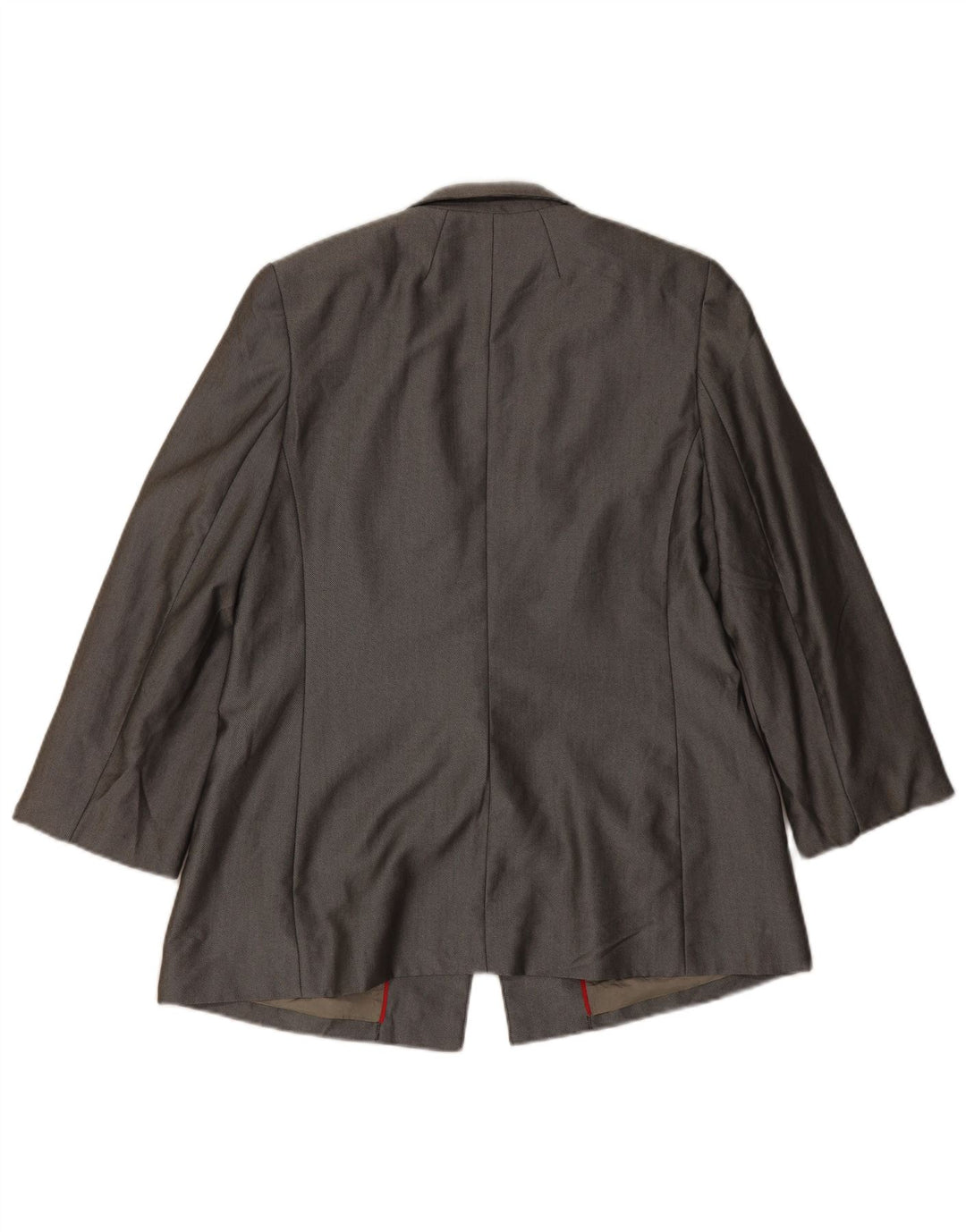 Oasis Veste blazer à manches 3/4 pour femme 1 bouton UK 16 Large Gris Polyester
