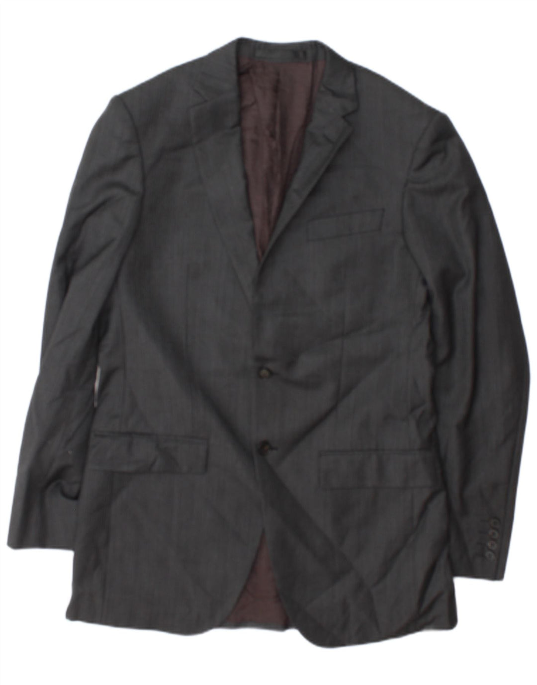 Zignone Mens 2 Button Blazer Jacket UK 38 Medium Grey