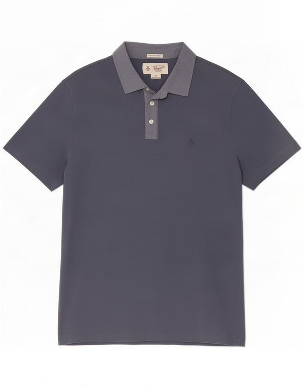 Penguin Polo coupe slim Heritage pour homme, grand, bleu marine, coton