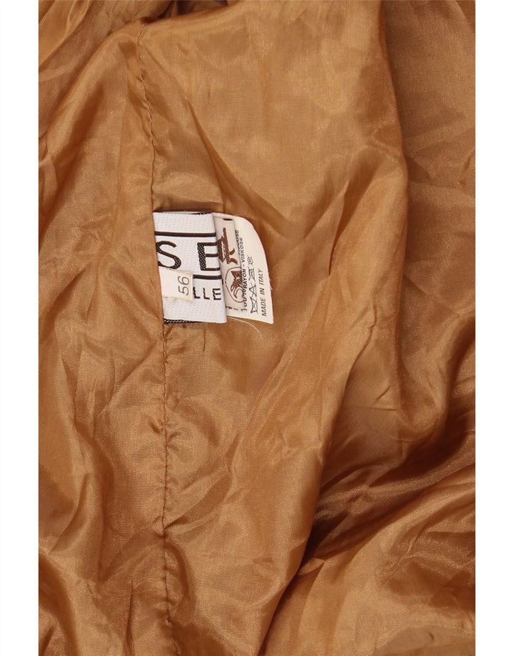 veste en daim en cuir vintage pour homme IT 56 3XL Cuir marron