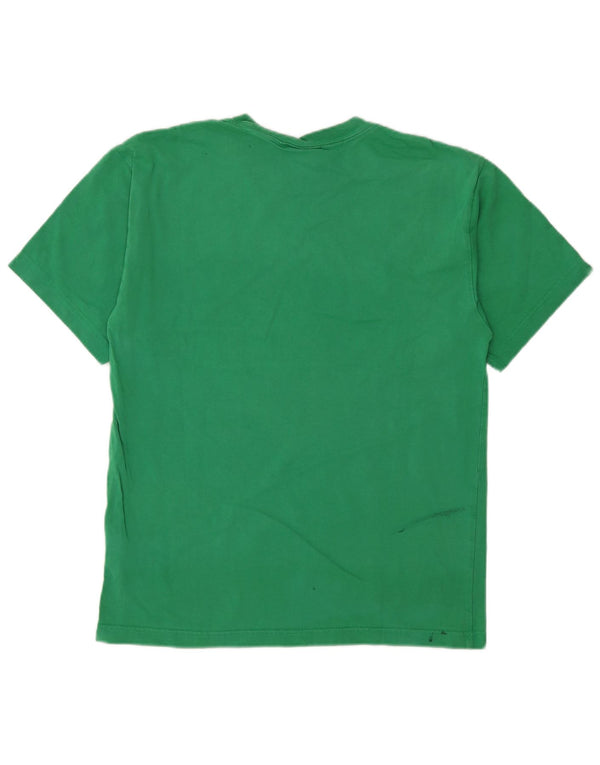 Adidas Mens Graphic T-Shirt Top Small Green Cotton