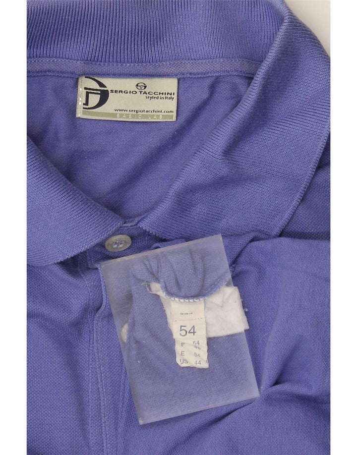 Sergio Tacchini Mens Polo Shirt IT 54 XL Purple