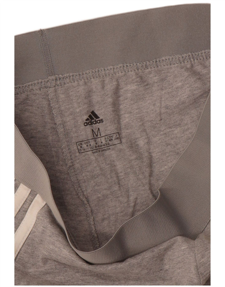 Adidas Womens Leggings UK 12/14 Medium Grey