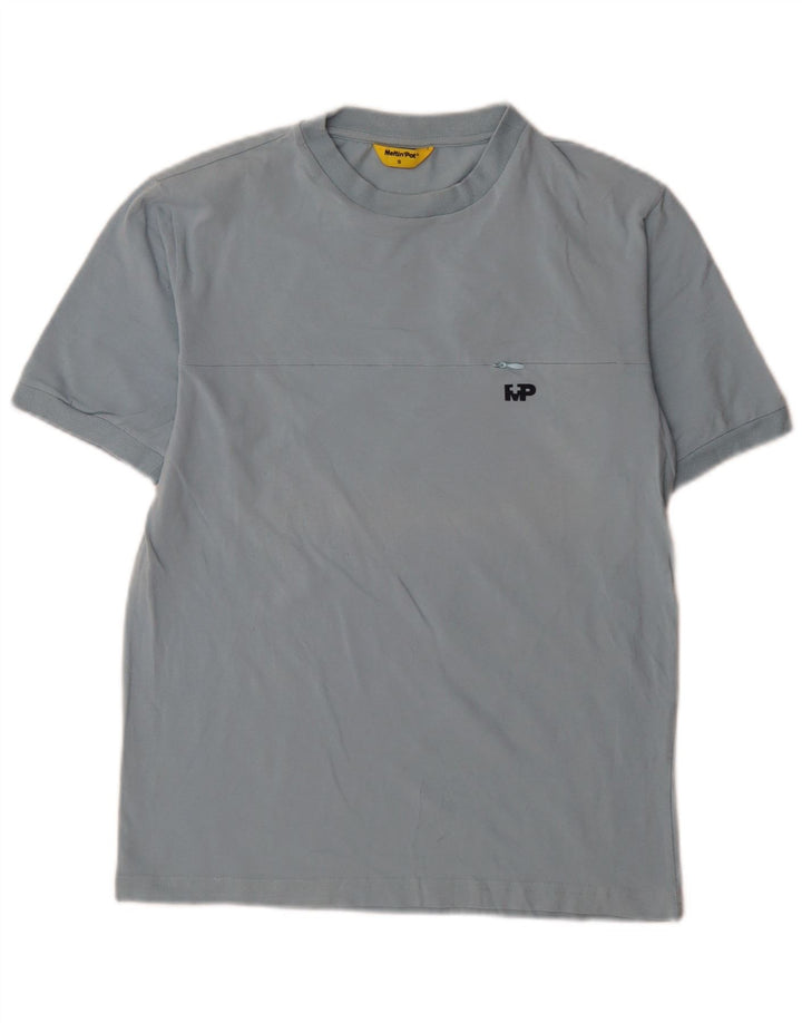 Meltin' Pot Herre Regular T-Shirt Top Lille Blå Bomuld