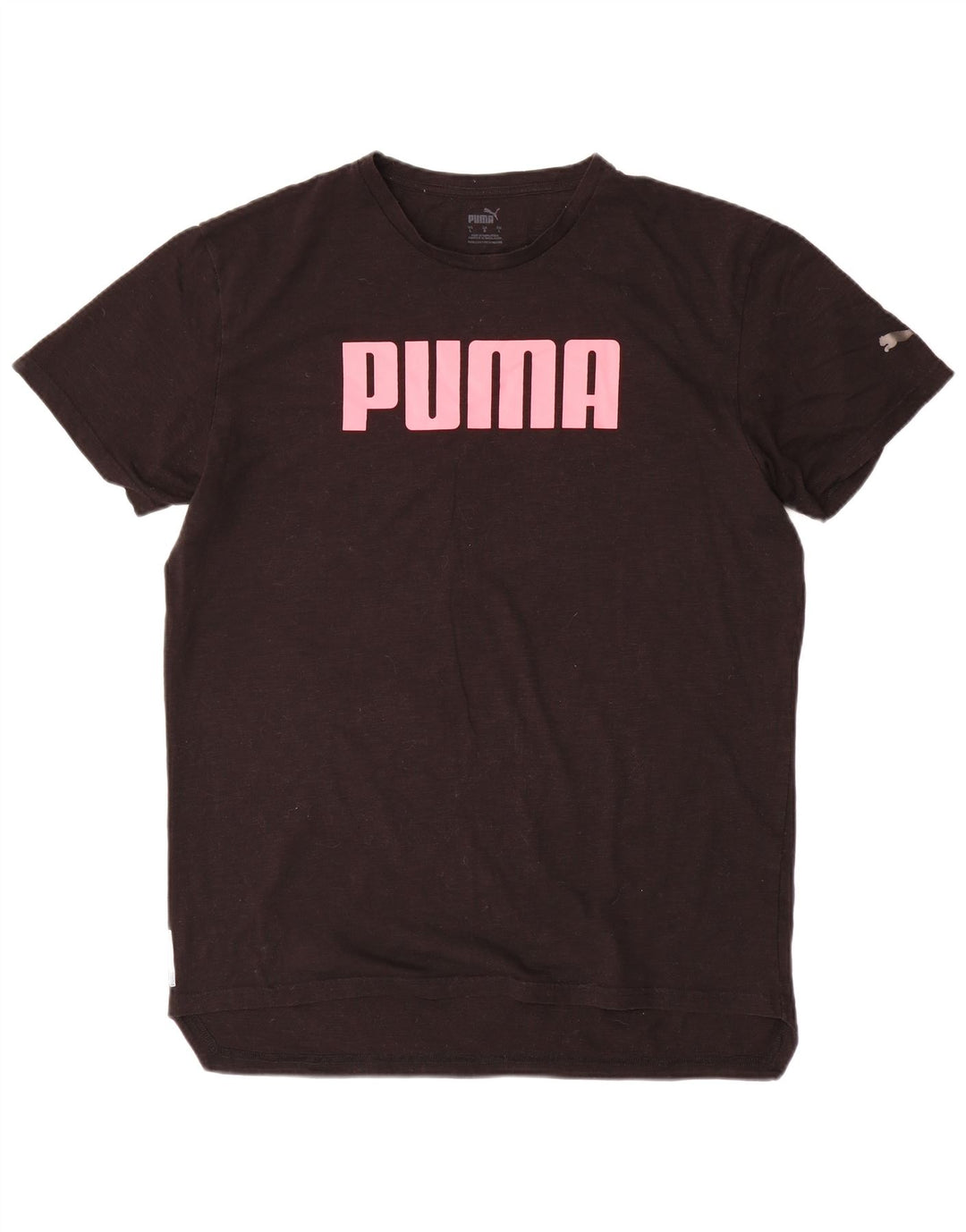 Puma Womens Graphic T-Shirt Top UK 16 Large Black