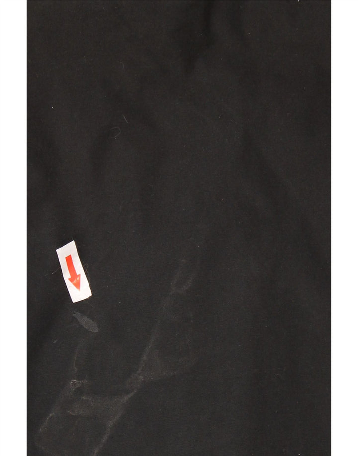 Levi's Mens Hooded Windbreaker Jacket UK 38 Medium Black Polyester