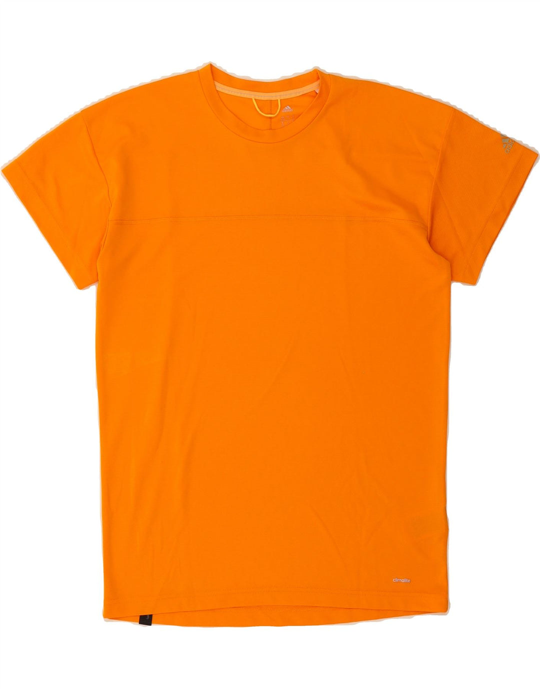 ADIDAS Mens Climalite T-Shirt Top UK 38/40 Medium Orange Polyester Vintage Adidas and Second-Hand Adidas from Messina Hembry 