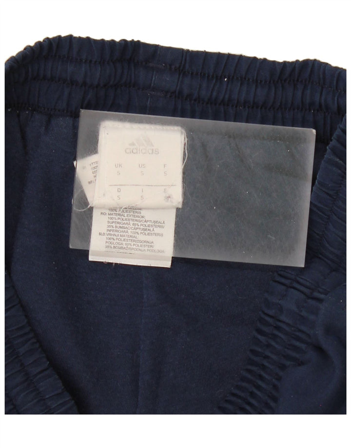 ADIDAS Mens Tracksuit Trousers Joggers Small Navy Blue Polyester Vintage Adidas and Second-Hand Adidas from Messina Hembry 