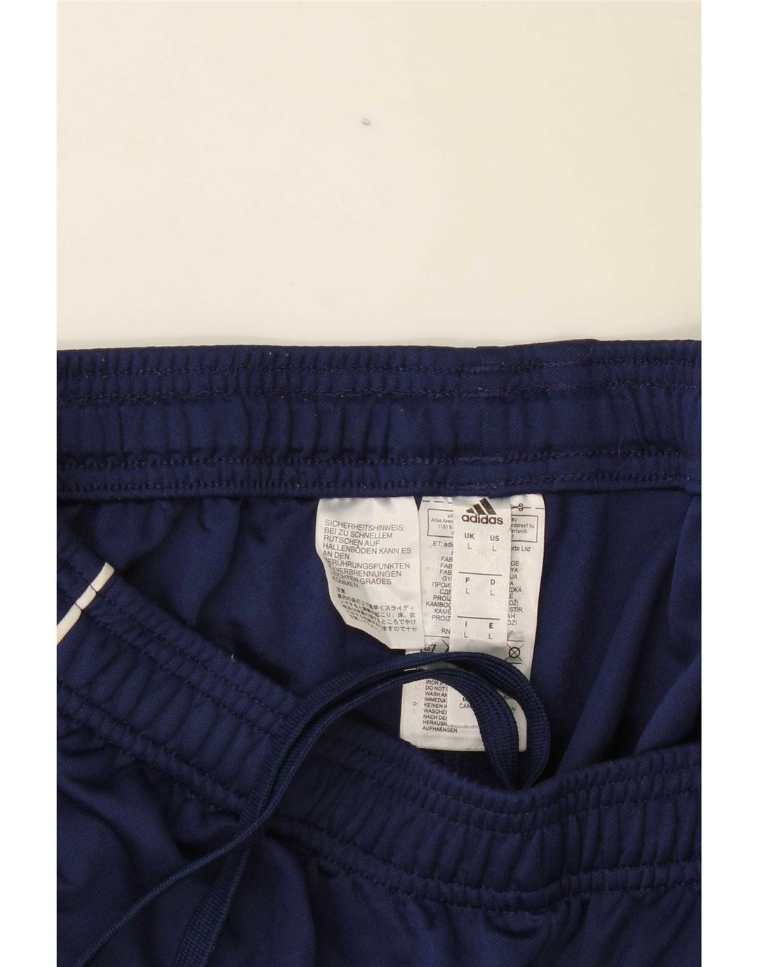 Adidas Mens Climalite Tracksuit Trousers Large  Navy Blue Polyester