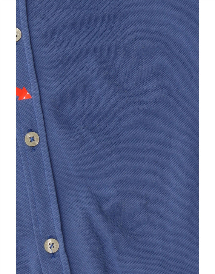 Brooksfield Herre Slim Fit Skjorte IT 46 Lille blå bomuld