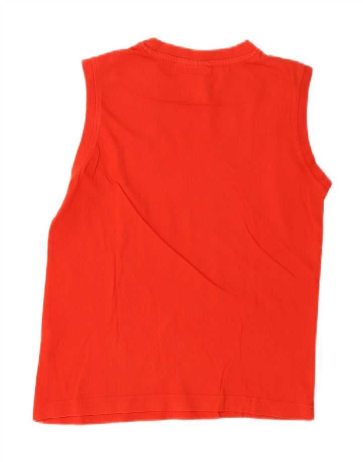 Puma Boys Graphic Vest Top 11-12 Years Red Cotton