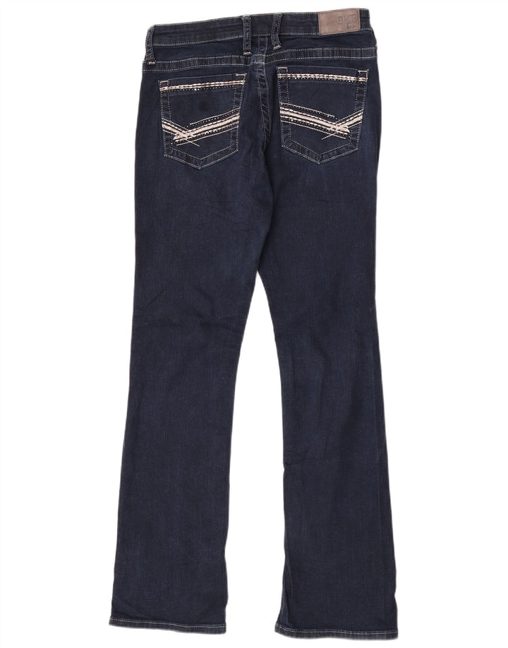 BKE Womens Payton Regular Fit Bootcut Jeans W28 L31 Navy Blue Cotton