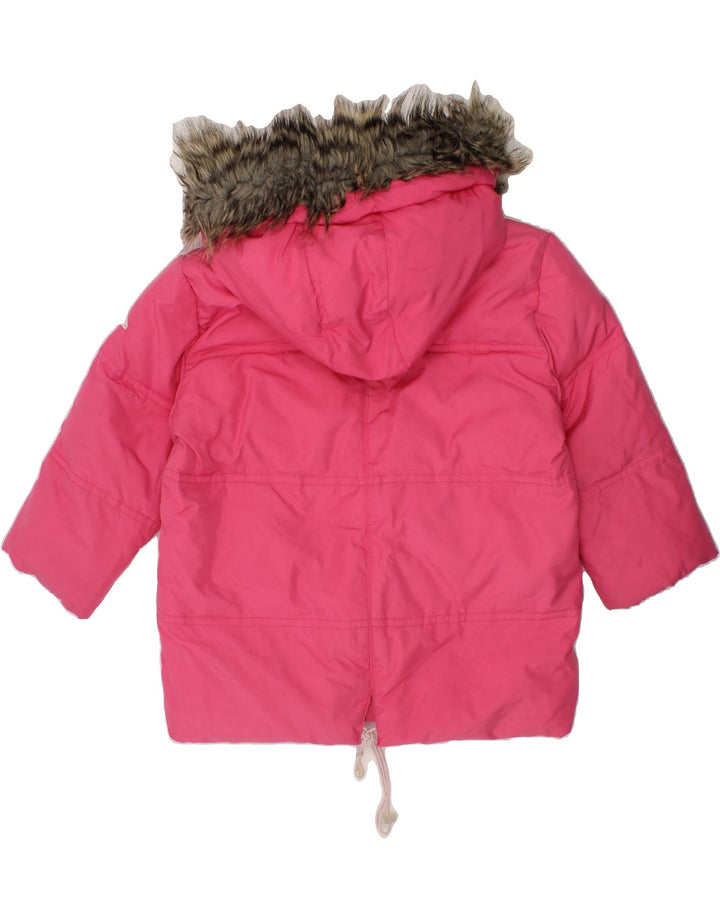 CHAMPION Baby Girls Hooded Padded Jacket 18-24 Months Large  Pink Vintage Champion and Second-Hand Champion from Messina Hembry 