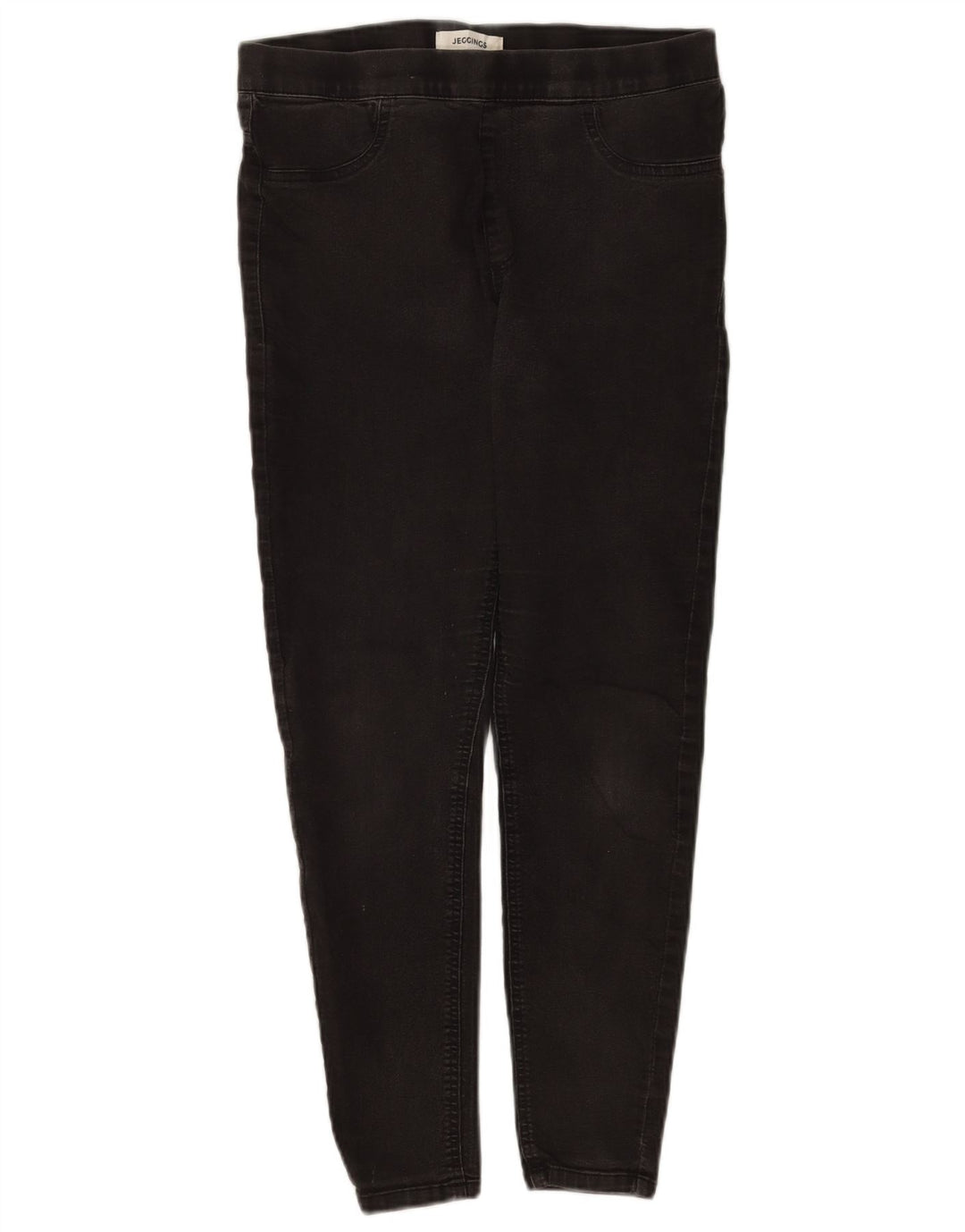Marks & Spencer Womens Jegging Jeans UK 12 Medium W30 L35 Black Cotton