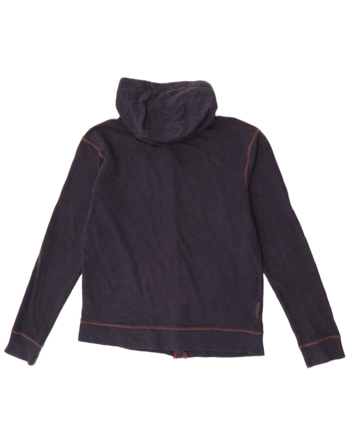 Mountain Warehouse Mens Zip Hoodie Sweater Medium Navy Blue Cotton