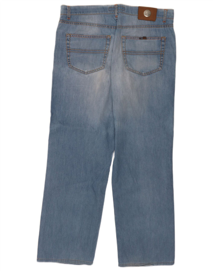 Trussardi Jean Droit W36 L31 Bleu Coton Homme