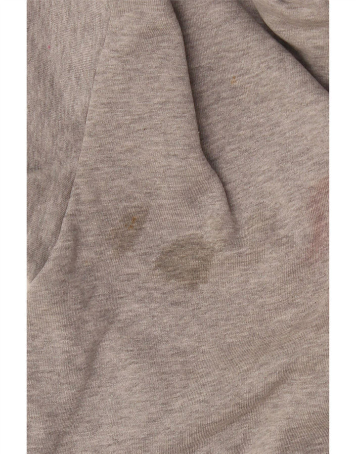 Diesel Mens Graphic Hoodie Jumper Small Grey