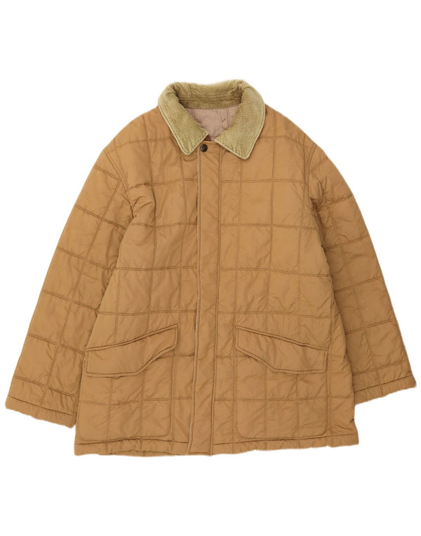 Henry Cottons Herre quiltet jakke IT 54 2XL Beige
